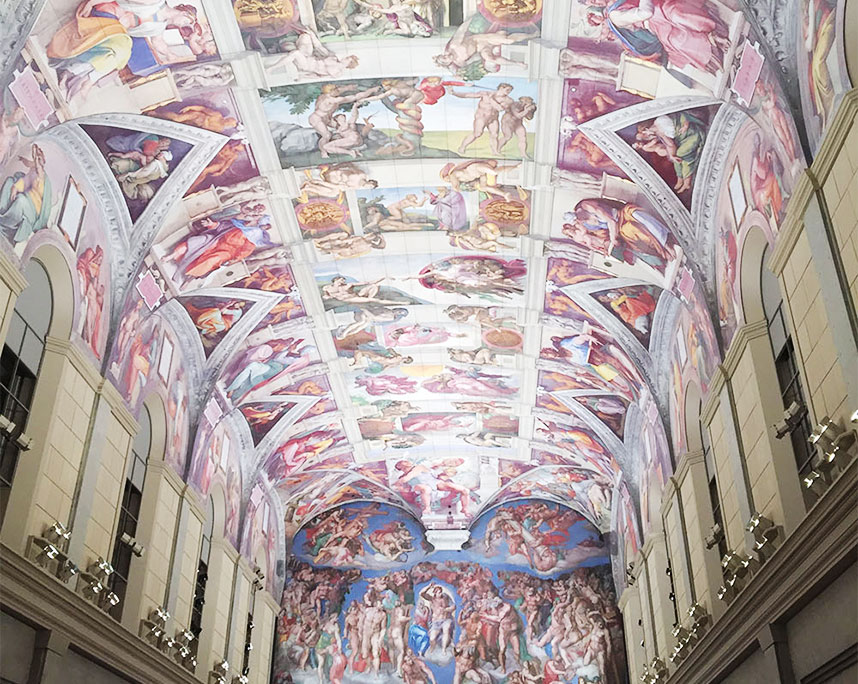 圧巻の美術館