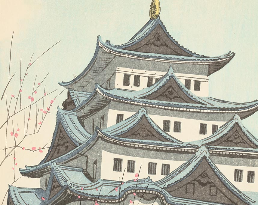 鶴田吾郎「名古屋城」