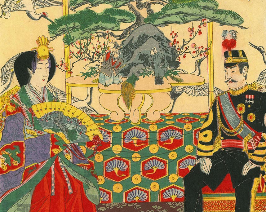 楊斎延一『貴顕結婚式之図』