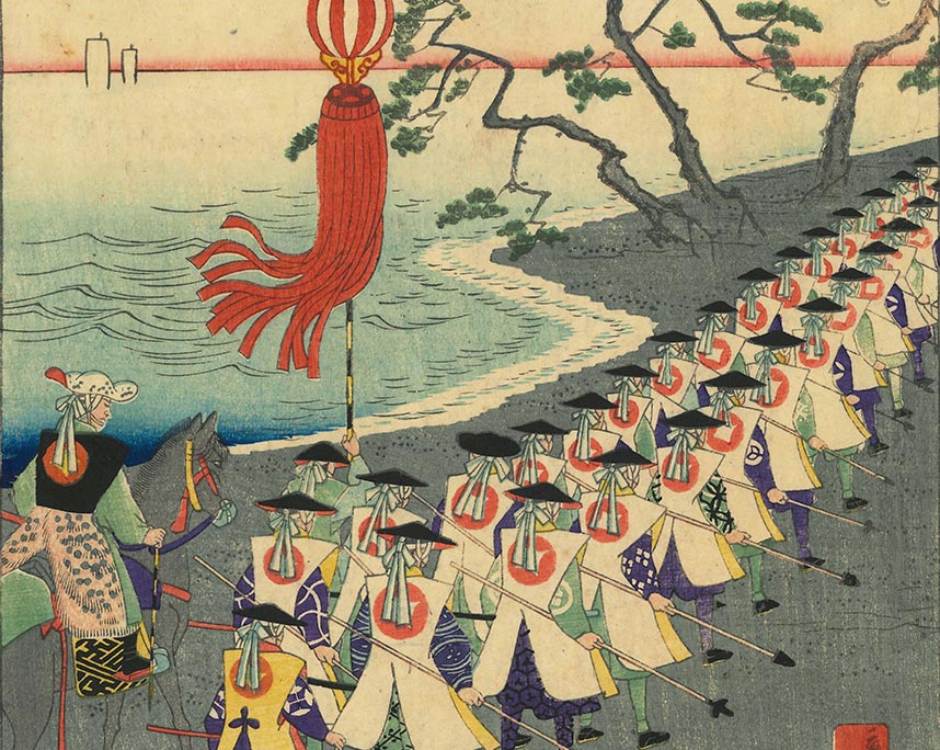 歌川広重（二代）『末広五十三次浜松』