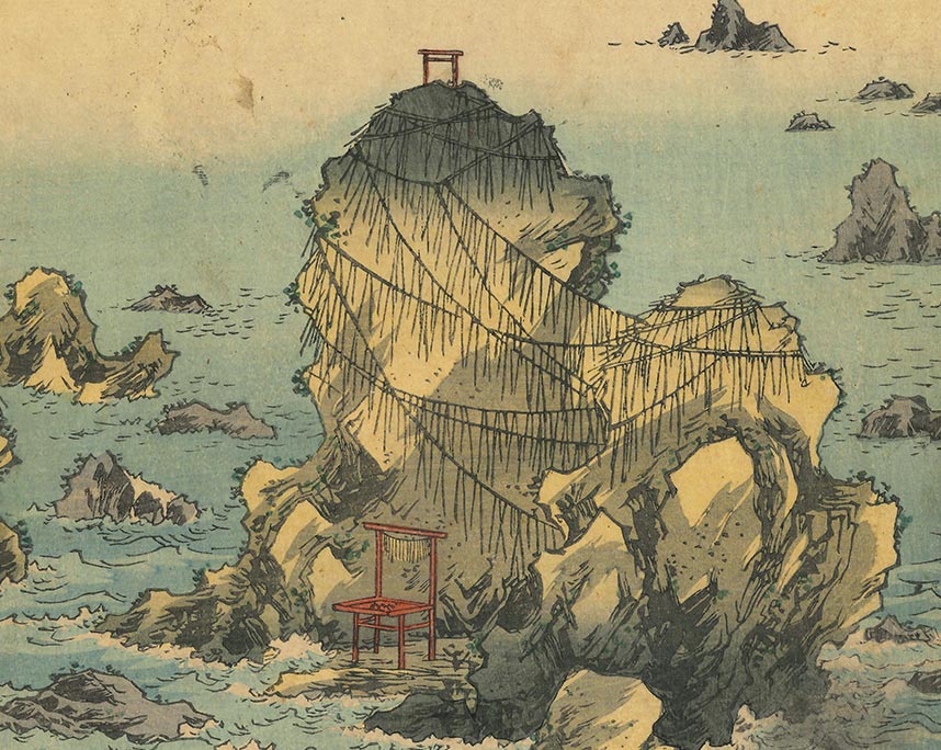 歌川広重　富士三十六景　伊勢二見ヶ浦