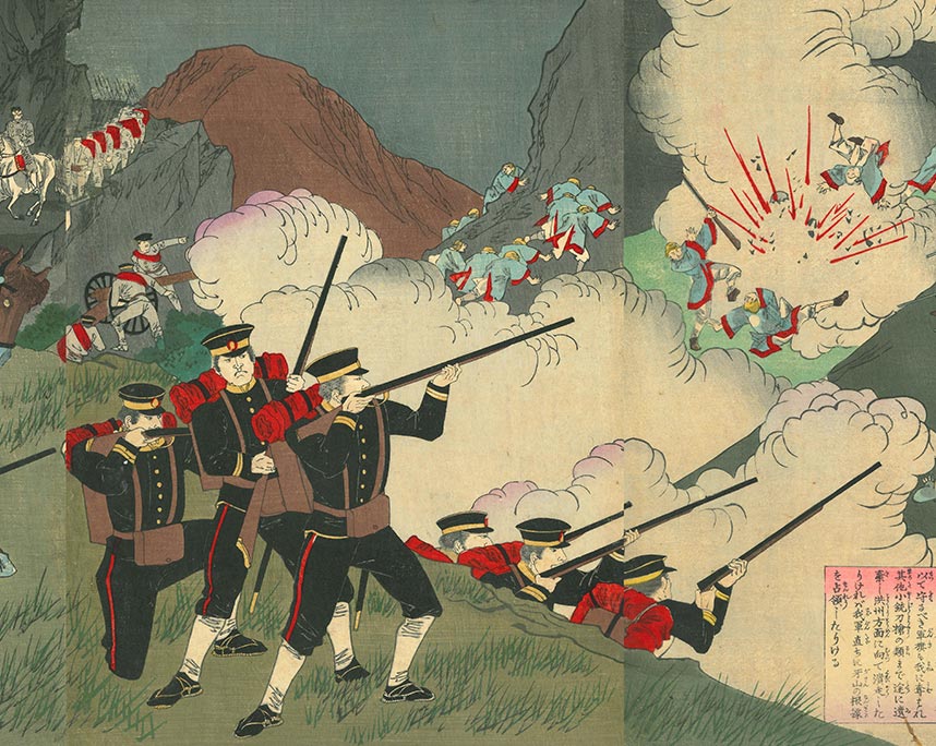 楊洲周延「帝国陸軍大勝利」