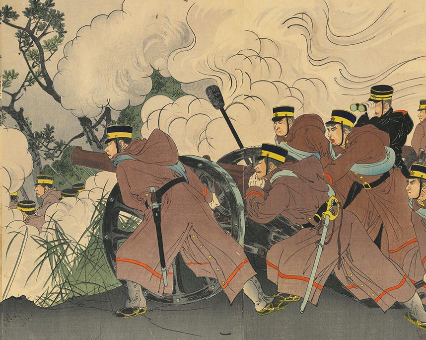 右田年英「旅順口合囲」