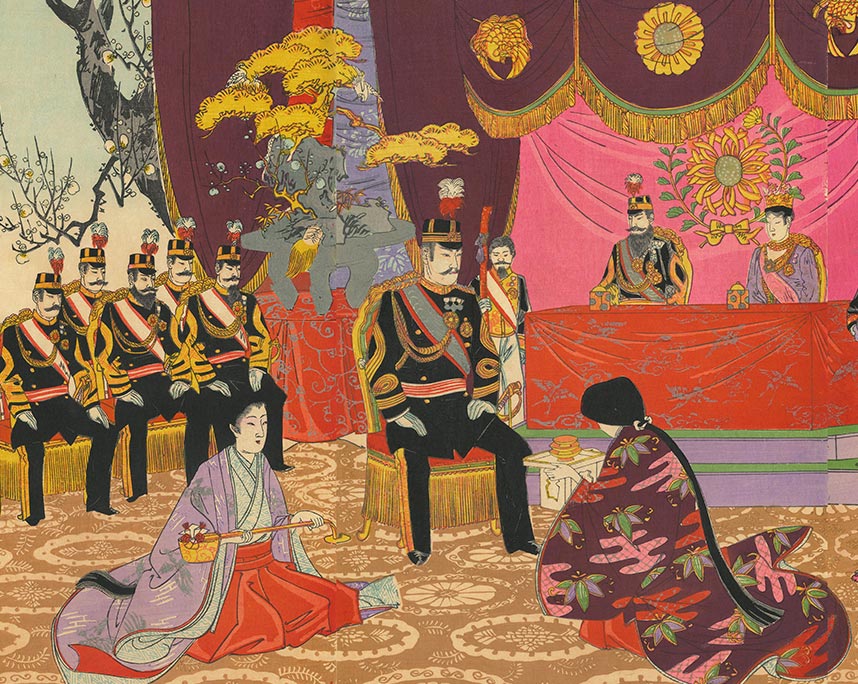 楊斎延一「高位御大礼之図」