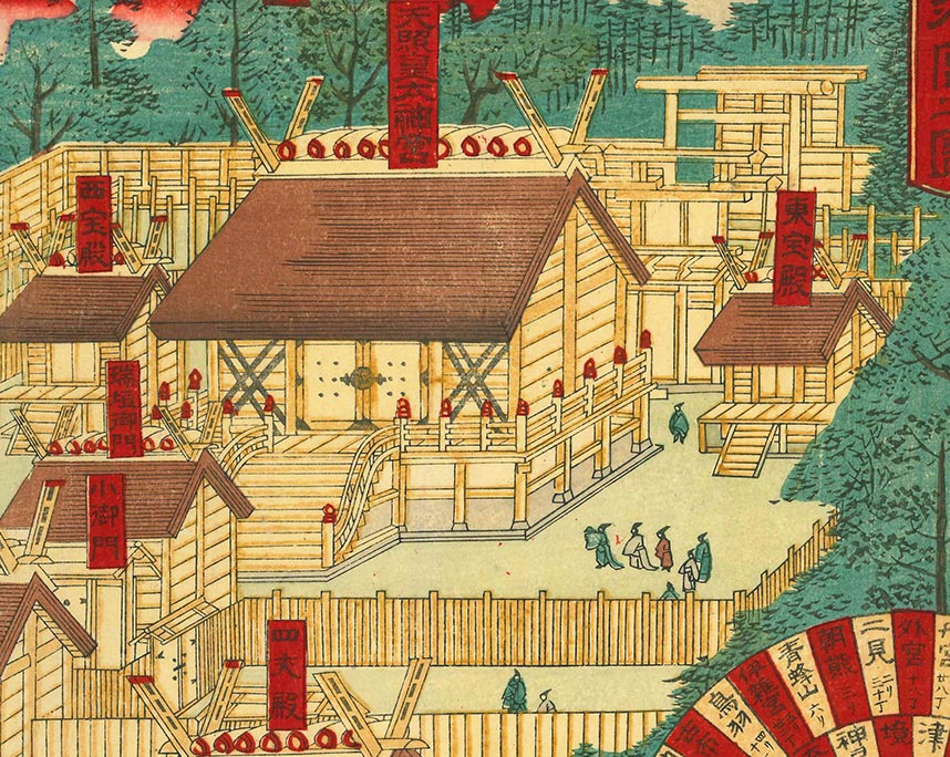 「伊勢内宮外宮之図」