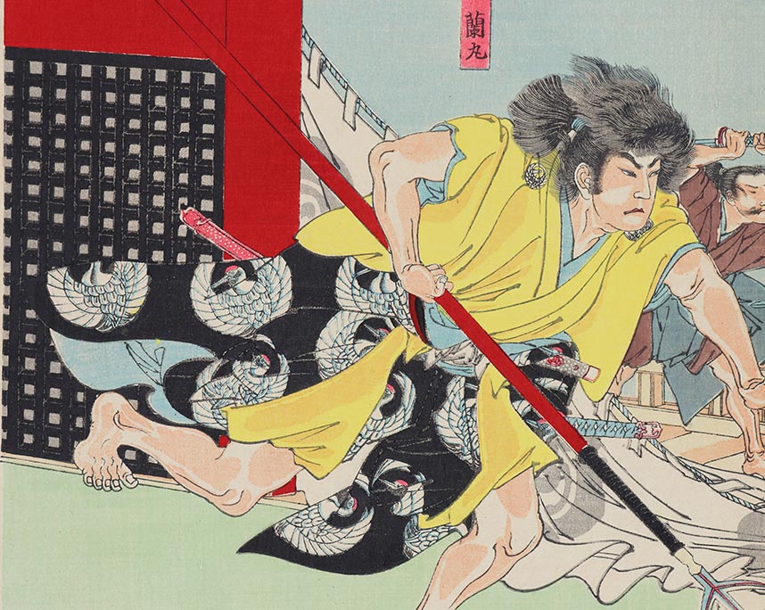 楊斎延一　本能寺焼討之図