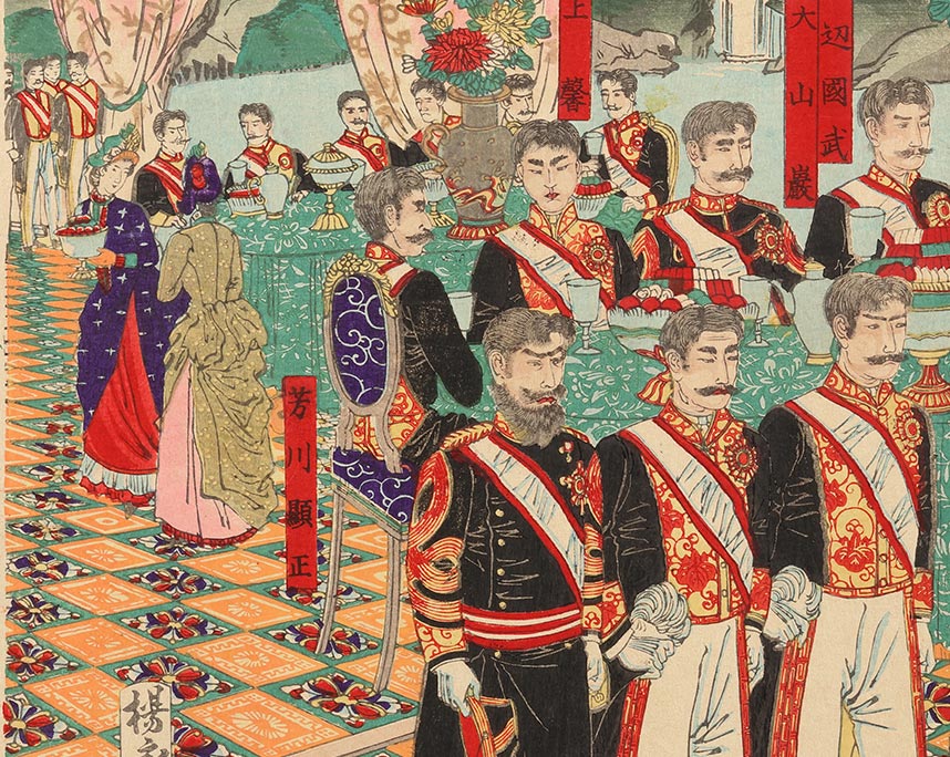 楊斎延一『銀婚大典御儀式之図』