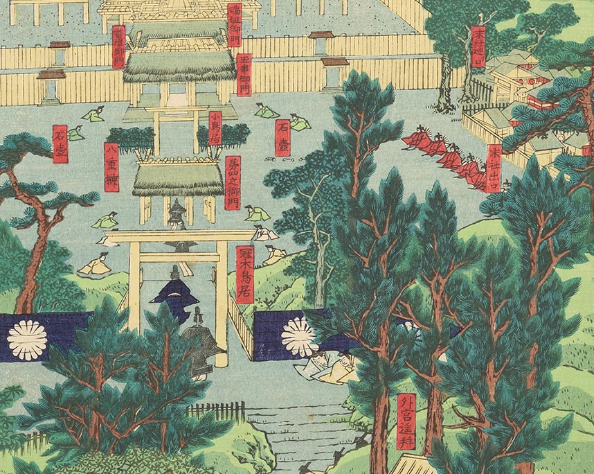 歌川貞秀「伊勢御参宮之図」