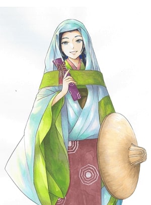 北泉八重さんの塗り絵／婆さんきなこ さん