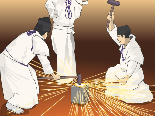 日本刀鍛錬