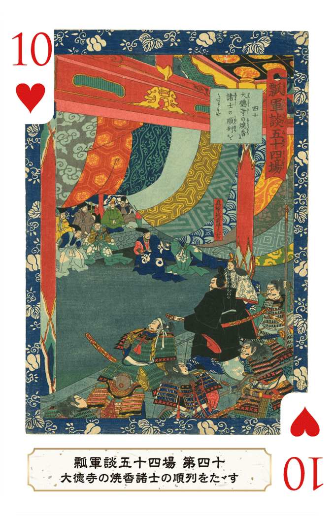 第四十 大徳寺の焼香諸士の順列をたゞす